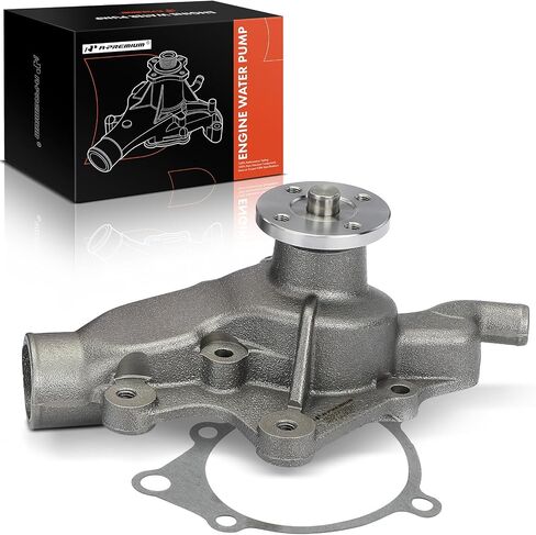 مضخة مياه للمحرك A-Premium مع حشية متوافقة مع Jeep Cherokee 1981-1986، CJ5 1981-1983، CJ7 1981-1986، Comanche 1986، DJ5، J10، Scrambler، Wagoneer، Grand Wagoneer & AMC Eagle، Concord، Spirit in Saudi Arabia