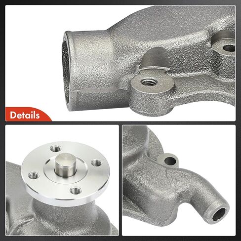 مضخة مياه للمحرك A-Premium مع حشية متوافقة مع Jeep Cherokee 1981-1986، CJ5 1981-1983، CJ7 1981-1986، Comanche 1986، DJ5، J10، Scrambler، Wagoneer، Grand Wagoneer & AMC Eagle، Concord، Spirit in Saudi Arabia