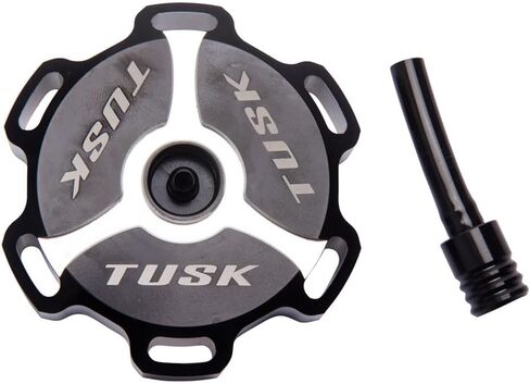 Tusk Billet Aluminum Gas Cap Black Machined For Kawasaki KLX140 2008-2009,2011-2020 in Saudi Arabia