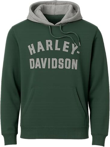 Harley-Davidson Men's Hallmark Staple Colorblock Hoodie - 96294-22VM in Saudi Arabia