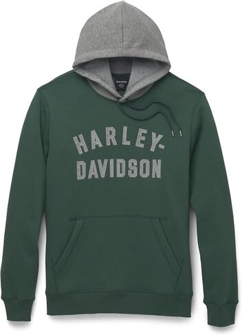 Harley-Davidson Men's Hallmark Staple Colorblock Hoodie - 96294-22VM in Saudi Arabia
