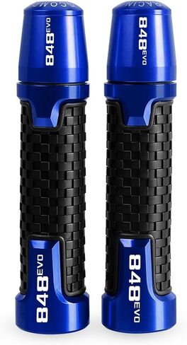 Logo for Ducati 848 EVO 2007 2008 2009 2010 2012 2013 2014 Handle Bar Handlebar Grip End Cover Cap Hand Grips in Saudi Arabia