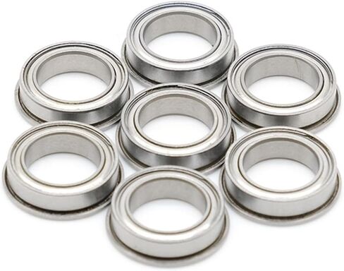 10 PCS ABEC-7 F6700ZZ Flange Bearing 10x15x4 mm Double Shielded Deep Groove Flanged F6700 Z ZZ Ball Bearings F6700Z in Saudi Arabia