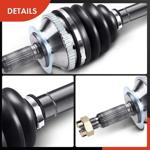 A-Premium Front Right Passenger Side CV Axle Shaft Assembly Compatible with Hyundai Santa Fe 2003-2006 2.7L 3.5L, 5-Speed Automatic Transmission Only in Saudi Arabia