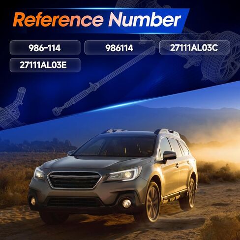 986-114 عمود الدفع الخلفي دعامة عمود الإدارة مناسب لسوبارو Outback 2015 2016 2017 2018 2019 عربة 2.5L AWD، استبدال #27111AL03C، 27111AL03E in Saudi Arabia