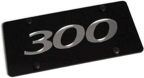 Compatible with Chrysler 300 Black Acrylic Plate in Saudi Arabia