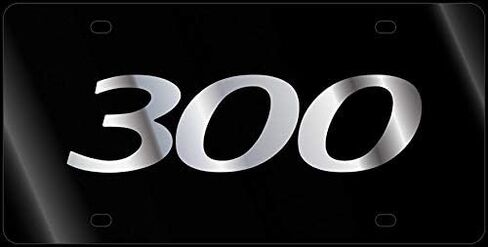 Compatible with Chrysler 300 Black Acrylic Plate in Saudi Arabia