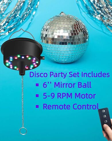 Disco Ball Motor 3 RPM Heavy Duty Slow Mirror Ball Motor for 4''- 16'' Mirror Ball in Saudi Arabia