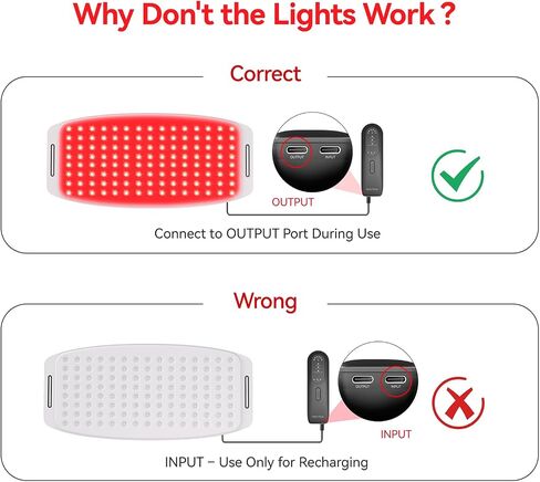 Red Light Therapy for Dogs and Humans, Portable 360 LED Chips Red Light Therapy Belt with Strap, Infrared Light Therapy Devices for Muscle & Joint Pain Relief in Saudi Arabia