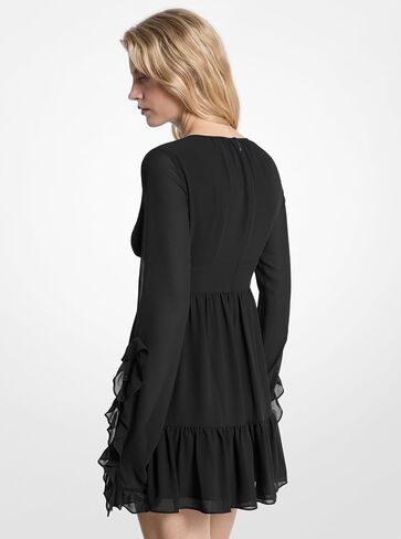 Michael Kors Womens Ruffle Sleeve Dress in Saudi Arabia