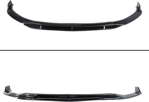 المصد الأمامي للشفاه الفاصل سبويلر مناسب لسيارة Volkswagen VW Jetta MK6.5 2015-2018 EX/LX/Touring/Sport أسود لامع 3 قطع ملحقات طقم هيكل الذقن الهوائي in Saudi Arabia