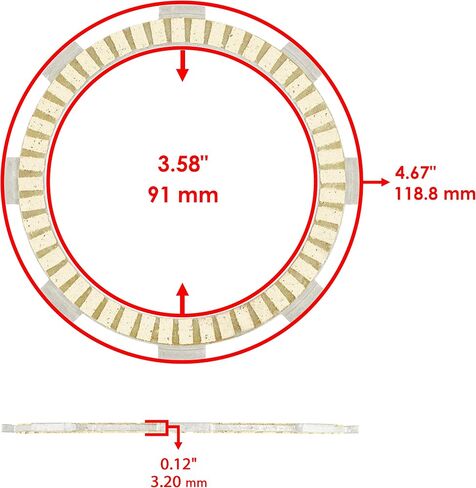 Caltric Clutch Friction Plates and Gasket Kit Compatible with Honda Magna VF500C V30 1984 1985 in Saudi Arabia