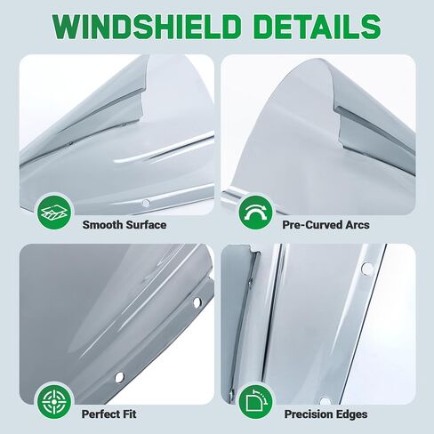 عاكس الزجاج الأمامي للدراجات النارية ذو الفقاعات المزدوجة مناسب للنينجا ZX-10R ZX10R 2021 2022 2023 2024 حاجب شاشة درع الرياح، أسود in Kuwait