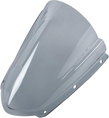 عاكس الزجاج الأمامي للدراجات النارية ذو الفقاعات المزدوجة مناسب للنينجا ZX-10R ZX10R 2021 2022 2023 2024 حاجب شاشة درع الرياح، أسود in Kuwait