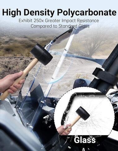 الزجاج الأمامي الخلفي مناسب لملحقات Kawasaki Teryx KRX 1000 2020-2025، زجاج أمامي كامل مقاوم للخدش وشديد التحمل من البوليستر، نافذة خلفية مقاومة للغبار والرياح لتقليل الضوضاء in Kuwait
