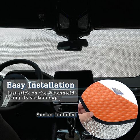 Custom Car Windshield Sunshade with Photo & Text, Personalized Foldable Sun Shield Keep Your Vehicle Cool in Saudi Arabia
