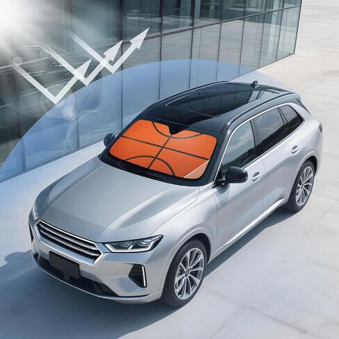 Custom Car Windshield Sunshade with Photo & Text, Personalized Foldable Sun Shield Keep Your Vehicle Cool in Saudi Arabia