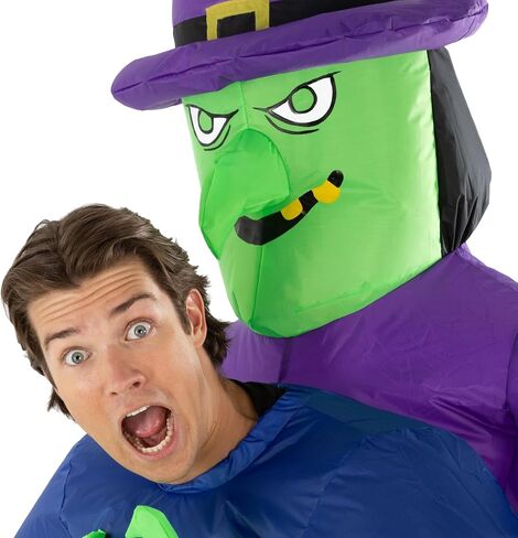 Morph Inflatable Witch Costume, Witch Adult Costume Inflatable, Halloween Costumes Adult, Halloween Costumes for Adults in Saudi Arabia
