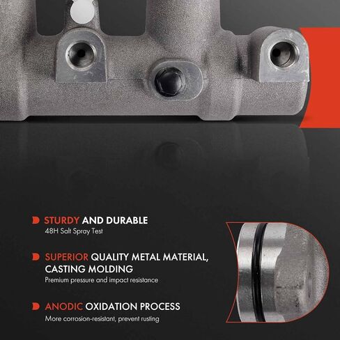 A-Premium Brake Master Cylinder with Reservoir and Sensor Compatible with Kia Vehicles - Rio 2006-2011, Rio5 2006-2011, 4-Wheel ABS, Manual Transmission - Replace# 585101G110 in Saudi Arabia