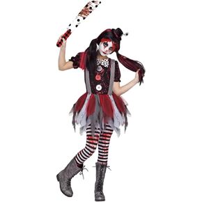 Spirit Halloween Creepy Costume Doll Clown Carnival Spooky Scary Horror in Saudi Arabia