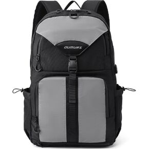 Reflective Motorcycle Backpack with Helmet Holder, Water-resistant 1680D Oxford Fabric, 35L Large Capacity, Long Distance Travel Backpack in Saudi Arabia
