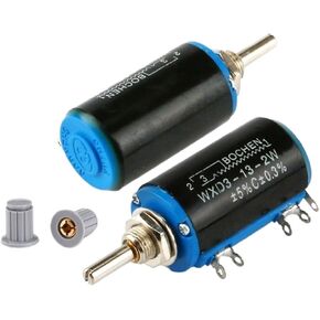 WXD3-13-2W 1K 2.2K 4.7K 5.6K 10K 22K 47K 220R 470R 220 470 ohm WXD3 WXD3-13 2W Wirewound Multi-Turn Potentiometer Rotary Switch(470 Ohm) in Saudi Arabia