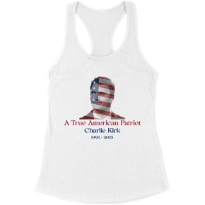 قميص بدون أكمام للسيدات من True American Patriot Charlie Kirk in Kuwait