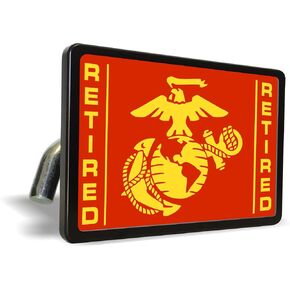 [Officially Licensed USMC Product] - Marines - The Few. The Proud - Premium Quality Anodized Billet Aluminum Laser Engraved UV Resistant Metal Trailer/Tow Hitch Cover for 2" Receivers, for Truck, Car in Saudi Arabia