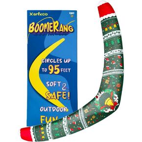 Boomerang for Adults and Kids, Boomerangs for Outdoor Sports & Games, Good Choice for Family activies, for Boys and Girls, Easy to Throw, EVA Foam, Different with Wooden Boomerang in Saudi Arabia
