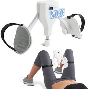 Thigh Master Thigh Exerciser - 0-44 Lb Adjustable Pelvic Floor Kegel Thigh Trainer Toner for Postpartum, Inner Thigh Exercise Equipment 4 Fixed Straps, Easy to Use at Home, Office, Travel, Gym in Kuwait