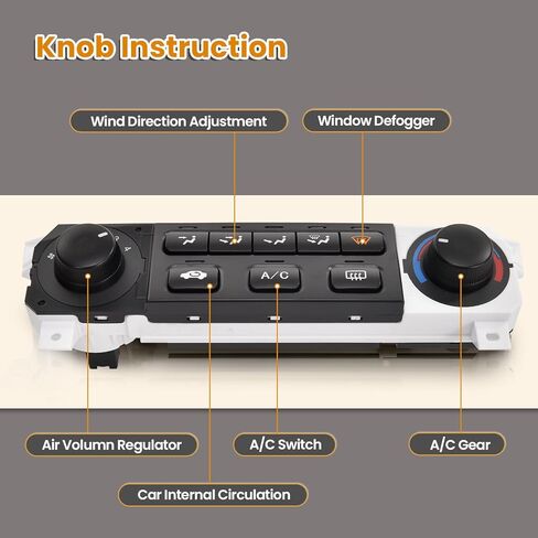 79600-S84-A21ZA A/C Heater Climate Control Module Compatible with Honda Accord 2001 2002 2.3L 3.0L HVAC Control Panel Replace# 79600S84A21ZA in Kuwait