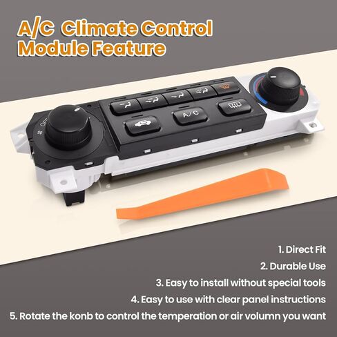 79600-S84-A21ZA A/C Heater Climate Control Module Compatible with Honda Accord 2001 2002 2.3L 3.0L HVAC Control Panel Replace# 79600S84A21ZA in Kuwait
