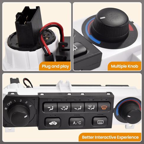 79600-S84-A21ZA A/C Heater Climate Control Module Compatible with Honda Accord 2001 2002 2.3L 3.0L HVAC Control Panel Replace# 79600S84A21ZA in Kuwait