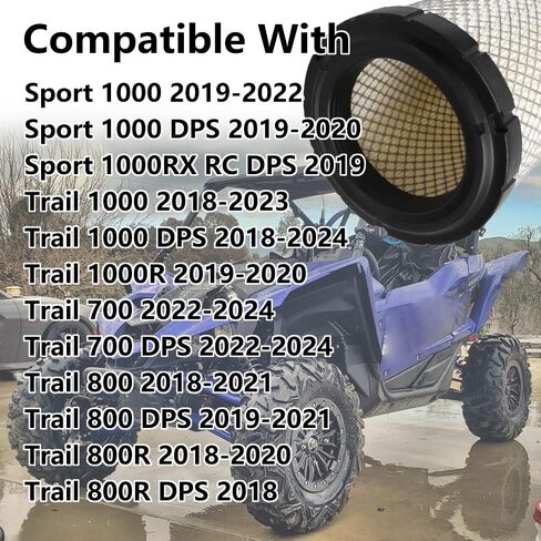 3 قطعة 715900394 فلتر الهواء صالح لل Can-Am المدافع HD8 HD10 HD5 ماكس HD8 ماكس HD10 مافريك تريل 800R 1000R استبدال CM-8016 in Kuwait