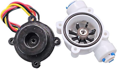 1PCS 2 points PE pipe water flow sensor water dispenser coffee machine pure water machine liquid Hall flow meter in Saudi Arabia