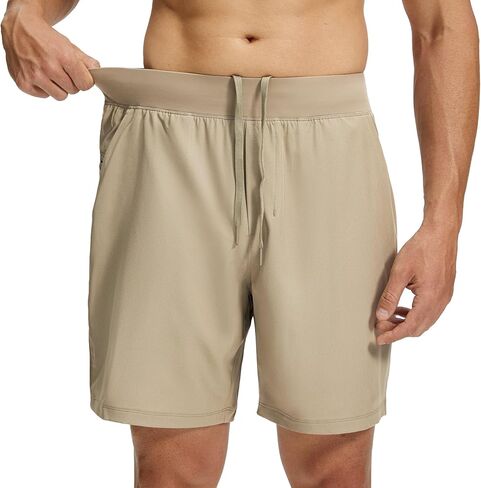 Men's 7" Athletic Shorts Quick Dry Running Shorts Lightweight Hiking Shorts with Pockets in Saudi Arabia