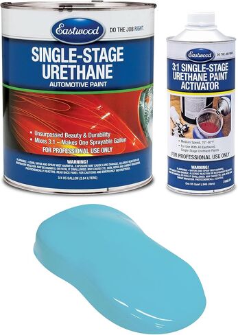 Eastwood 3:1 Deep Lagoon Blue Single Stage Automotive Spray Paint 1 Sprayable Gallon Kit in Saudi Arabia