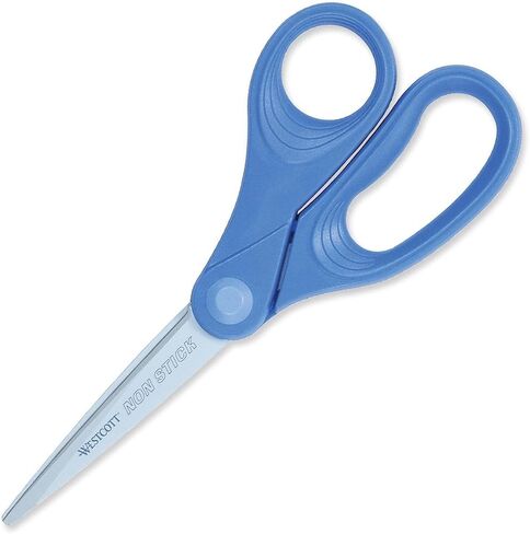 Westcott Non Stick Scissors, Blue, 8" Straight, Single in Saudi Arabia