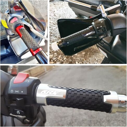 غطاء المقود دراجة نارية المقود القبضات الألومنيوم المطاط اليد الدافع قبضة ل Hon & da CRF250R CRF450R CRF 250 450 R 2007-2020 in Saudi Arabia