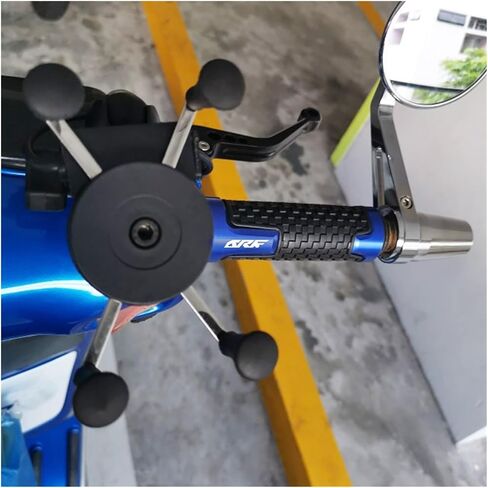 غطاء المقود دراجة نارية المقود القبضات الألومنيوم المطاط اليد الدافع قبضة ل Hon & da CRF250R CRF450R CRF 250 450 R 2007-2020 in Saudi Arabia