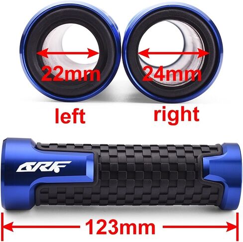 غطاء المقود دراجة نارية المقود القبضات الألومنيوم المطاط اليد الدافع قبضة ل Hon & da CRF250R CRF450R CRF 250 450 R 2007-2020 in Saudi Arabia