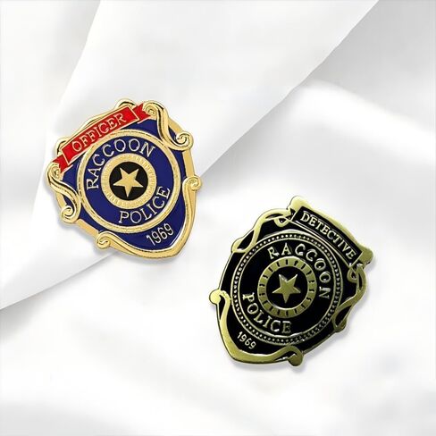 Sheriff Police Badge Pin - RE Police & Cowboy Honor Stars Accessories - Cosplay Costume Gift for Women Men in Saudi Arabia