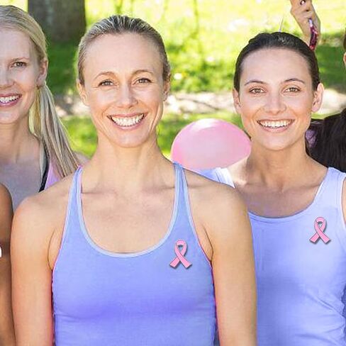 20 قطعة دبابيس التوعية الرسمية بسرطان الثدي دبابيس التلبيب الشريط الوردي أزرار لمستلزمات الأنشطة الخيرية in Kuwait