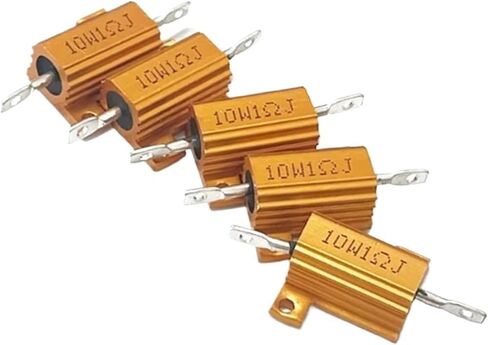 1PCS 0.1R-300K RX24 10W Aluminum Power Metal Shell Case Wirewound Resistor 100R 220R 250R 330R 400R 470R 500R 600R 1K 25K 100K(2.5K) in Kuwait
