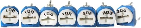 20PCS RM065 Trimmer Potentiometer 1K 2K 5K 10K 20K 50K 100K 200K 500K 100R 200R 500R 1M RM-065 Potentiometers Variable Resistor(5K Ohm) in Kuwait