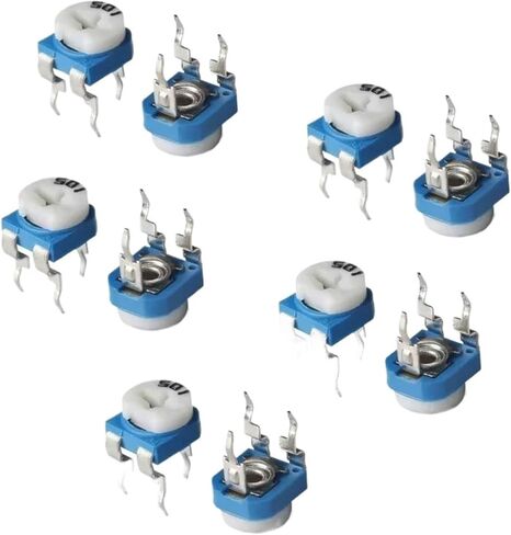 20PCS RM065 Trimmer Potentiometer 1K 2K 5K 10K 20K 50K 100K 200K 500K 100R 200R 500R 1M RM-065 Potentiometers Variable Resistor(5K Ohm) in Kuwait