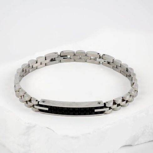 Bracelets for Men, Stylish Beaded Bracelet, Adjustable Clasp Stainless Steel Bracelets for Men,Jewelry Presents for Men & Women in Saudi Arabia