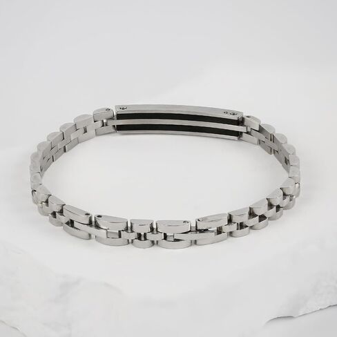 Bracelets for Men, Stylish Beaded Bracelet, Adjustable Clasp Stainless Steel Bracelets for Men,Jewelry Presents for Men & Women in Saudi Arabia