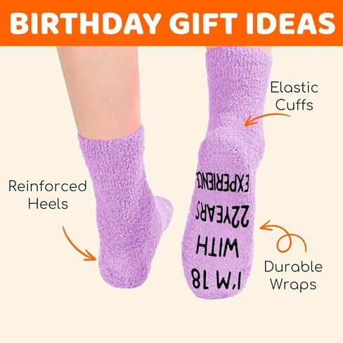 HAPPYPOP 40th Birthday Gifts for Women - Novelty Socks for 40 Year Olds, 40 Year Old Birthday Gifts Ideas in Saudi Arabia