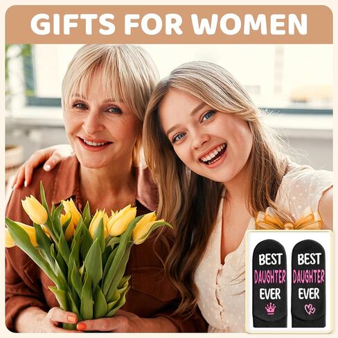 HAPPYPOP Mothers Day Socks - Gifts for Grandma Daughter, Sister Cousin Daughter in Law Socks in Saudi Arabia